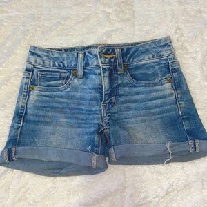 American Eagle Midi Jean shorts